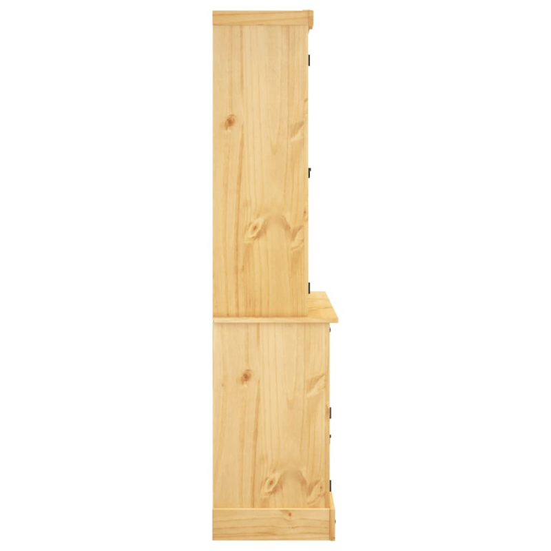 Highboard Corona 112x43x196 cm Massivholz Mexikanische Kiefer