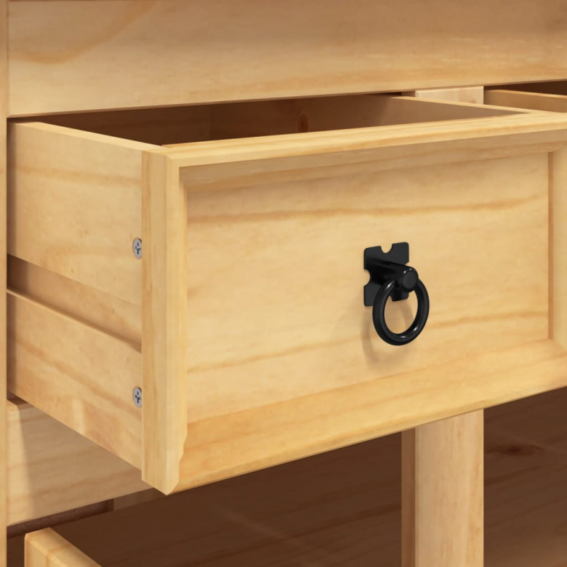 Highboard Corona 112x43x196 cm Massivholz Mexikanische Kiefer