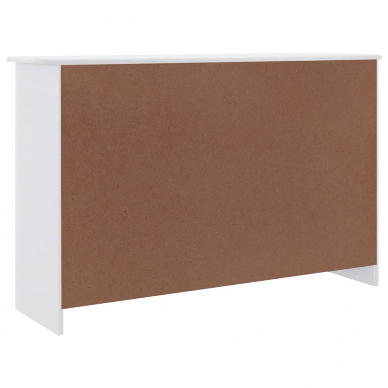 Sideboard ALTA Weiß 112x35x73 cm Massivholz Kiefer