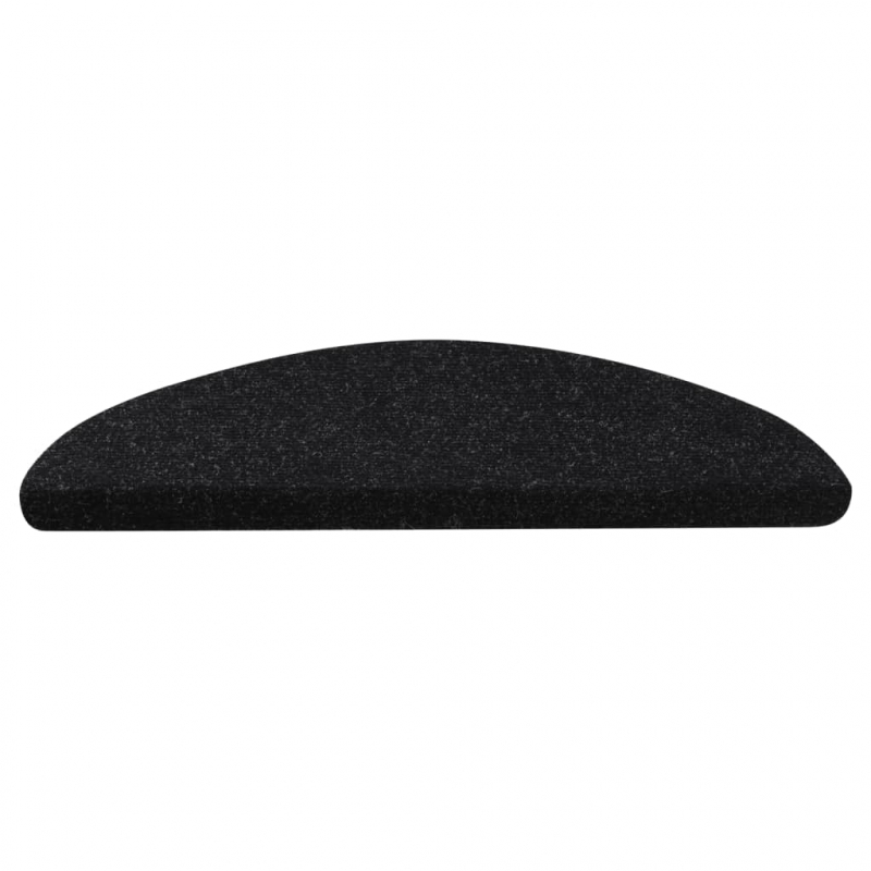 Stufenmatten Selbstklebend 10 Stk. Schwarz 56x17x3 cm