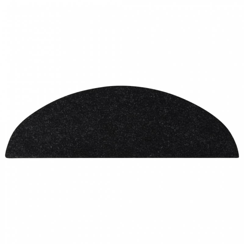 Stufenmatten Selbstklebend 10 Stk. Schwarz 65x22,5x3,5 cm