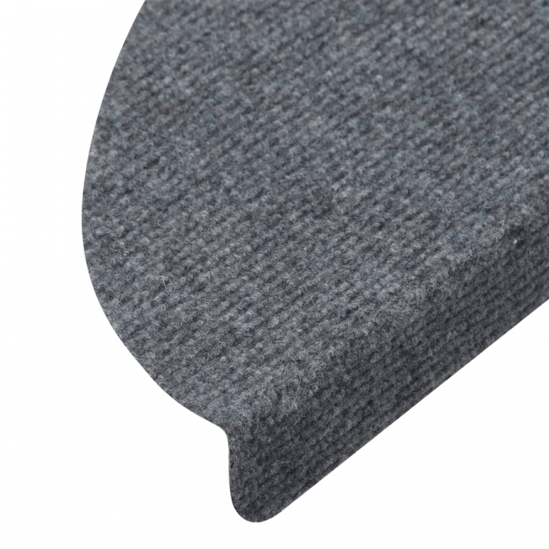 Stufenmatten Selbstklebend 10 Stk. Grau 65x22,5x3,5 cm