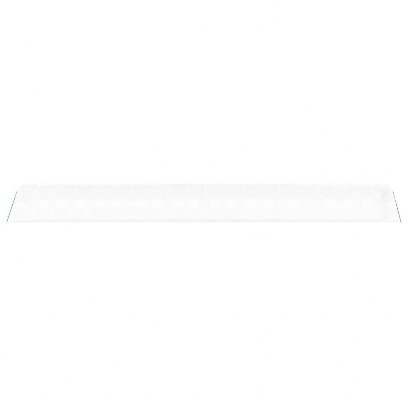 Gewächshaus mit Stahlrahmen Weiß 60 m² 20x3x2 m