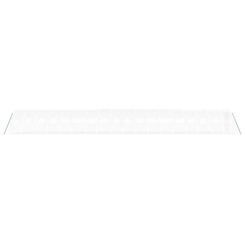 Gewächshaus mit Stahlrahmen Weiß 72 m² 18x4x2 m