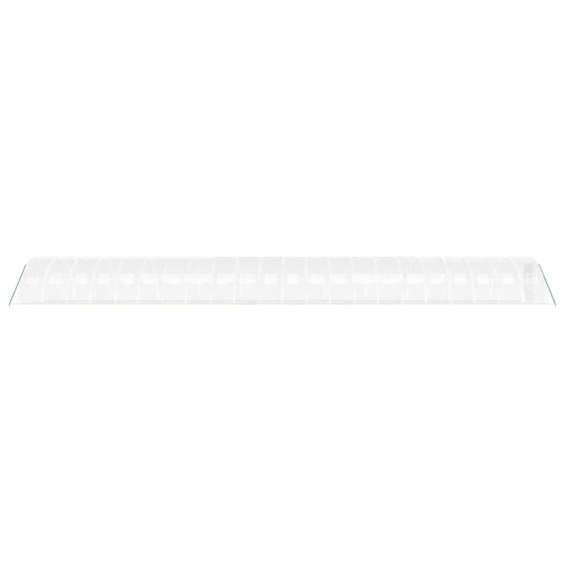 Gewächshaus mit Stahlrahmen Weiß 88 m² 22x4x2 m