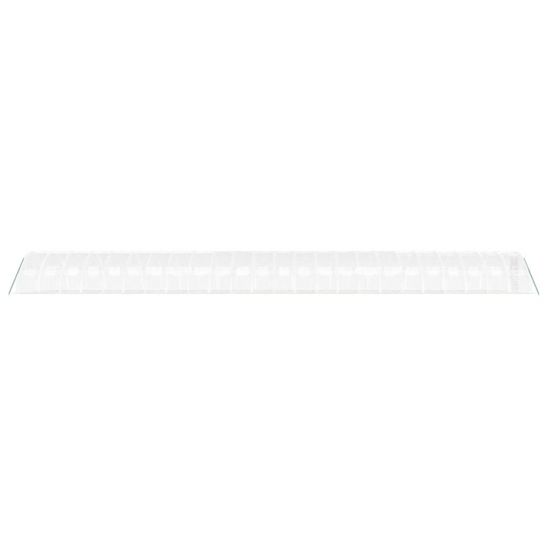 Gewächshaus mit Stahlrahmen Weiß 96 m² 24x4x2 m