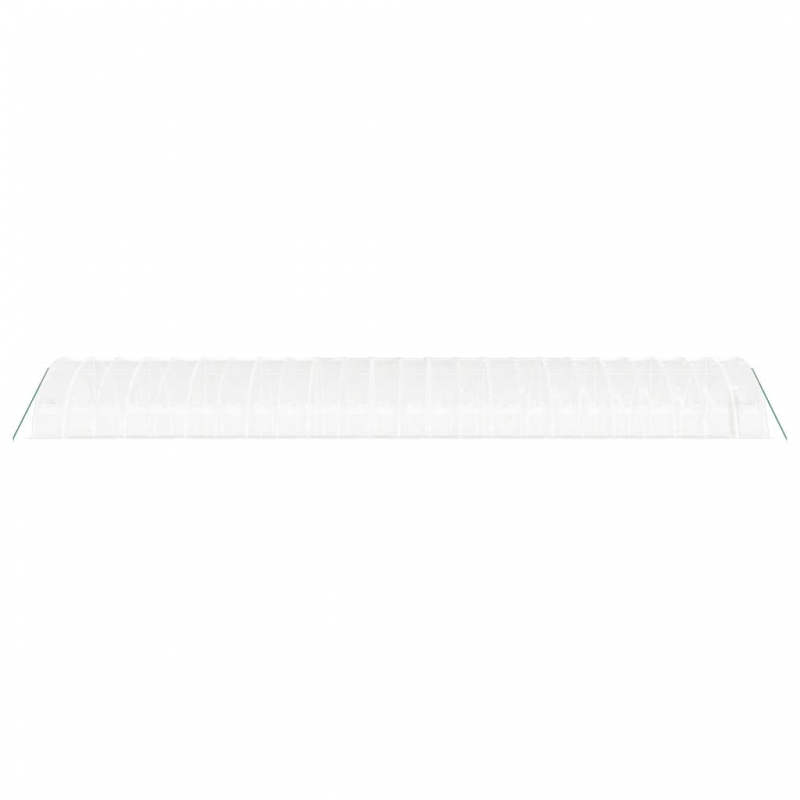Gewächshaus mit Stahlrahmen Weiß 144 m² 24x6x2,85 m