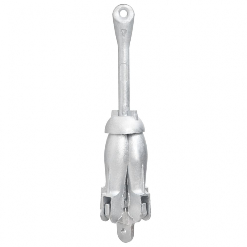 Klappanker Silber 4 kg feuerverzinktes Gusseisen