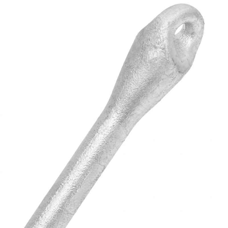 Klappanker Silber 4 kg feuerverzinktes Gusseisen