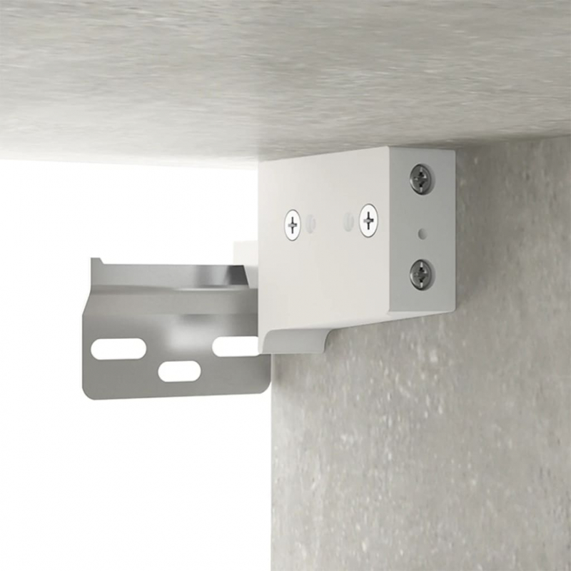 2-tlg. TV-Schrank-Set Betongrau Holzwerkstoff