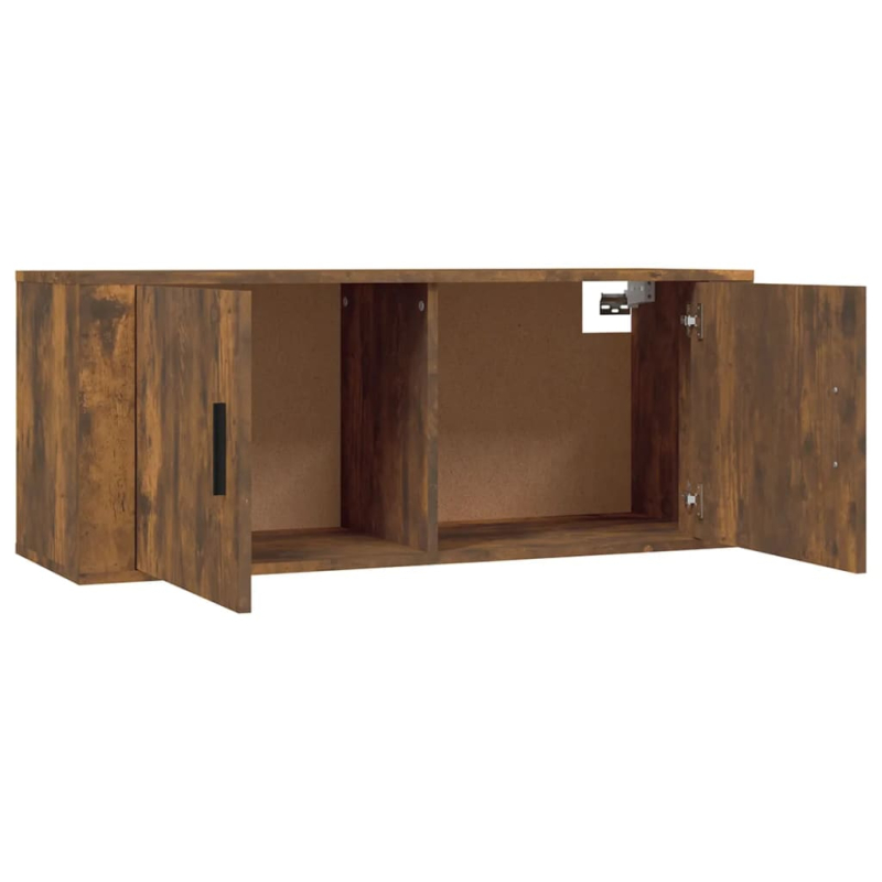 2-tlg. TV-Schrank-Set Räuchereiche Holzwerkstoff