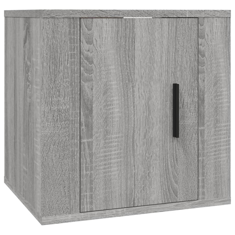 2-tlg. TV-Schrank-Set Grau Sonoma Holzwerkstoff
