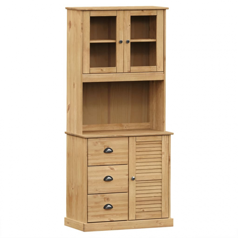 Highboard VIGO 78x40x175 cm Massivholz Kiefer
