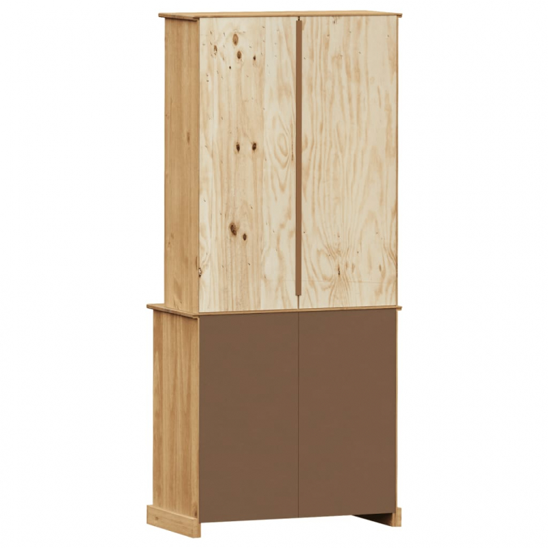 Highboard VIGO 78x40x175 cm Massivholz Kiefer