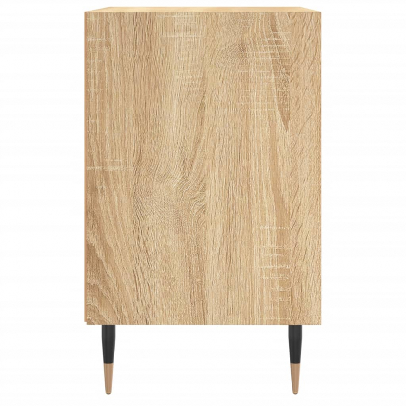 Nachttische 2 Stk. Sonoma-Eiche 40x30x50 cm Holzwerkstoff