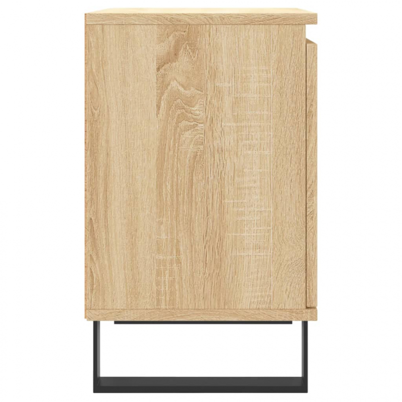 Nachttische 2 Stk. Sonoma-Eiche 40x30x50 cm Holzwerkstoff