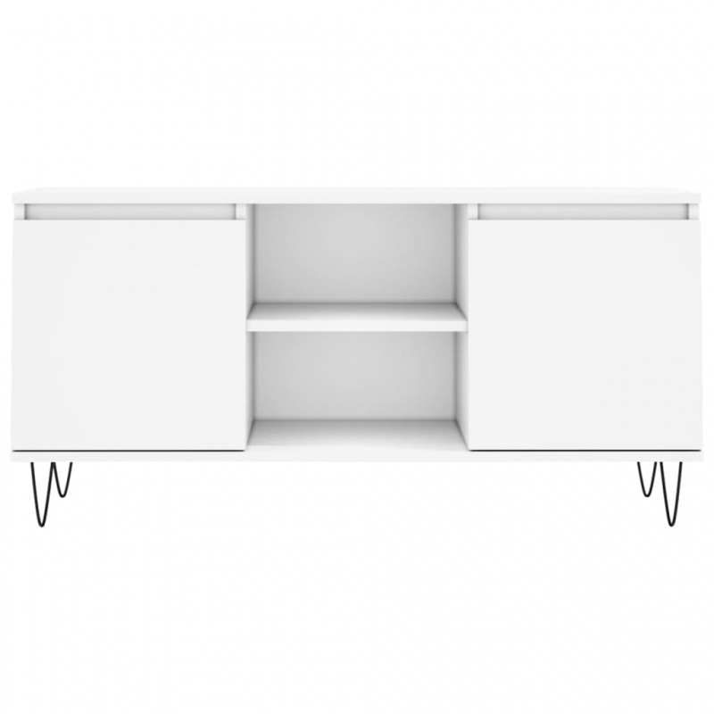 TV-Schrank Weiß 104x35x50 cm Holzwerkstoff