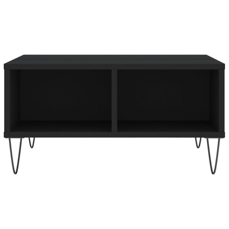 Couchtisch Schwarz 60x60x30 cm Holzwerkstoff