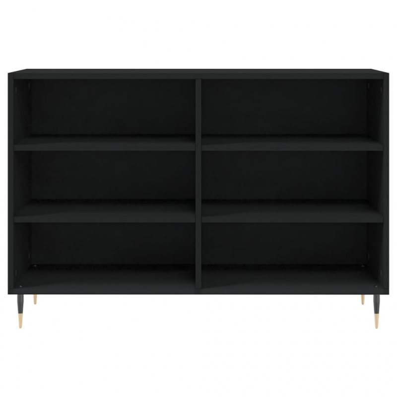 Sideboard Schwarz 103,5x35x70 cm Holzwerkstoff