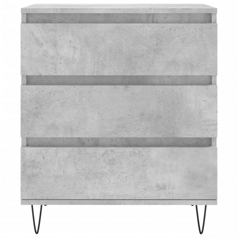 Sideboard Betongrau 60x35x70 cm Holzwerkstoff
