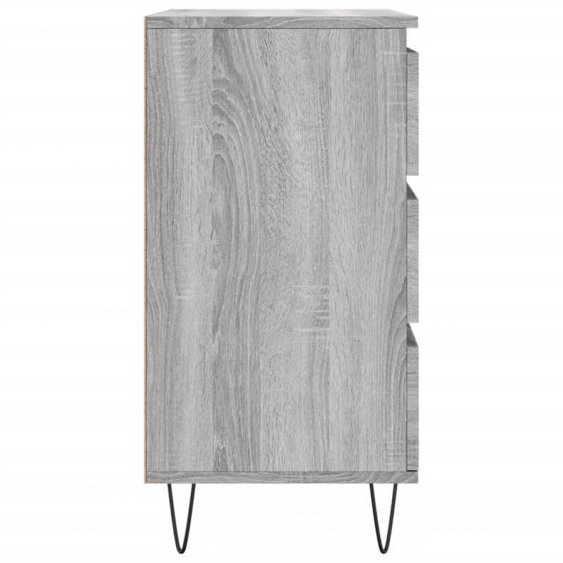 Sideboard Grau Sonoma 60x35x70 cm Holzwerkstoff