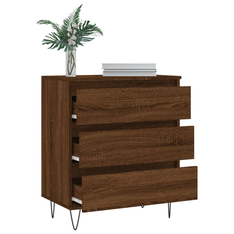 Sideboard Braun Eichen-Optik 60x35x70 cm Holzwerkstoff