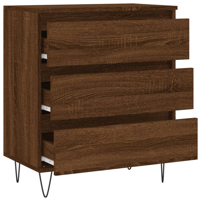 Sideboard Braun Eichen-Optik 60x35x70 cm Holzwerkstoff