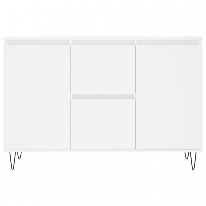 Sideboard Weiß 104x35x70 cm Holzwerkstoff