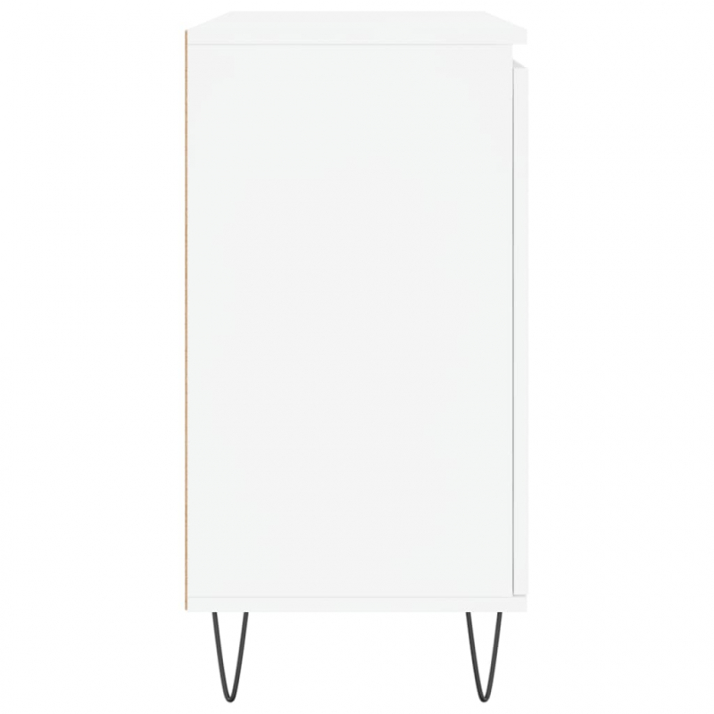 Sideboard Weiß 104x35x70 cm Holzwerkstoff