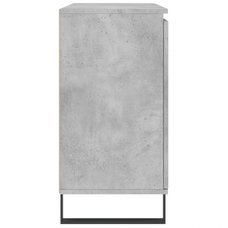 Sideboard Betongrau 104x35x70 cm Holzwerkstoff