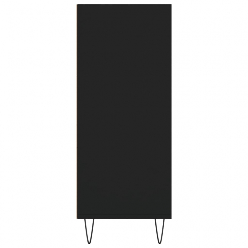 Highboard Schwarz 57x35x90 cm Holzwerkstoff