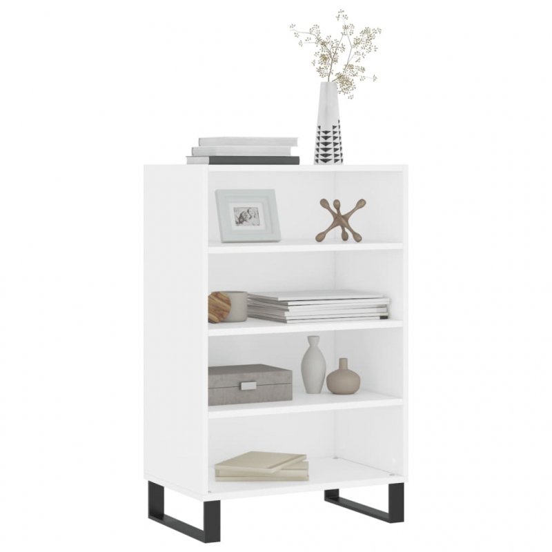 Highboard Weiß 57x35x90 cm Holzwerkstoff
