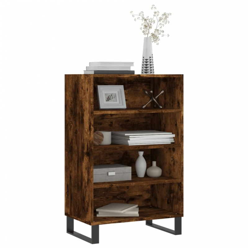 Highboard Räuchereiche 57x35x90 cm Holzwerkstoff