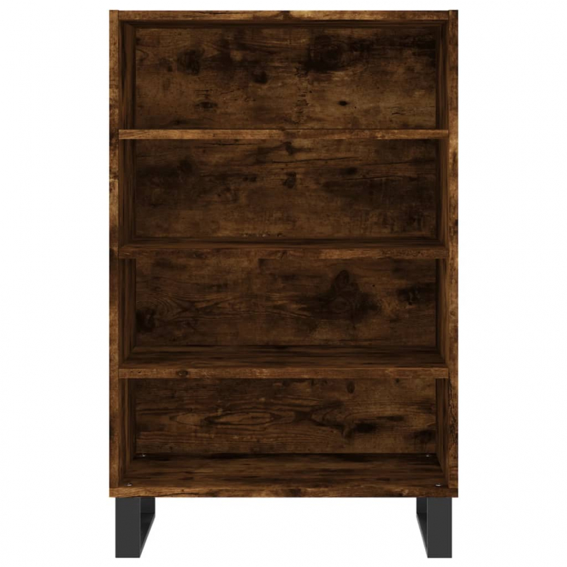 Highboard Räuchereiche 57x35x90 cm Holzwerkstoff