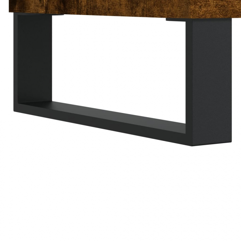Highboard Räuchereiche 57x35x90 cm Holzwerkstoff