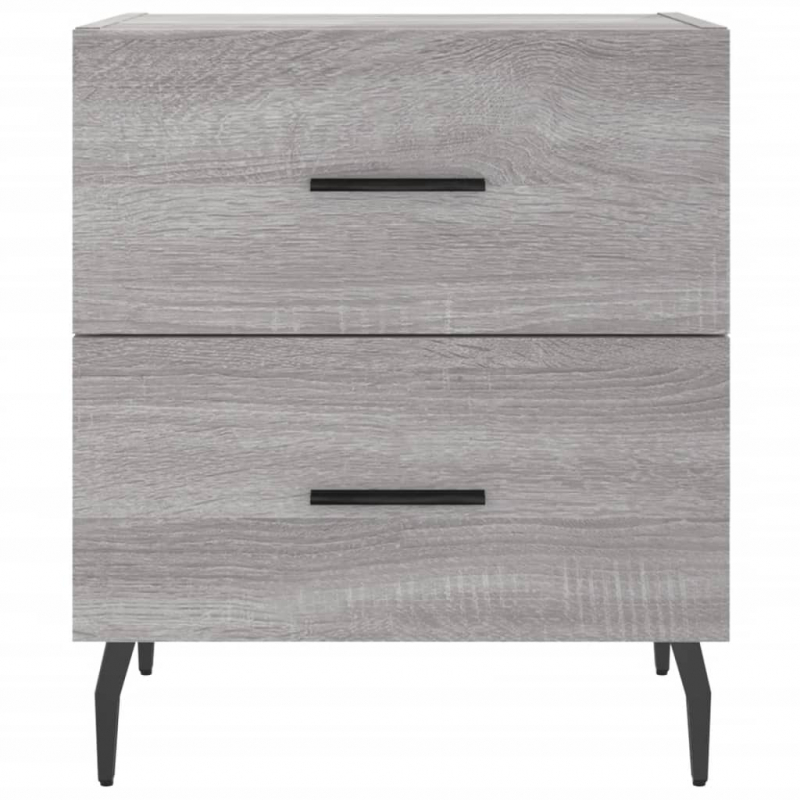 Nachttisch Grau Sonoma 40x35x47,5 cm Holzwerkstoff