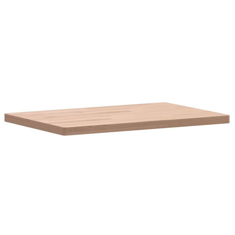 Tischplatte 60x40x2,5 cm Rechteckig Massivholz Buche