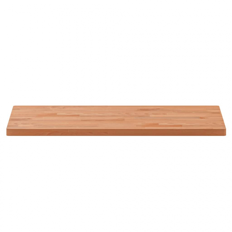Tischplatte 80x40x2,5 cm Rechteckig Massivholz Buche