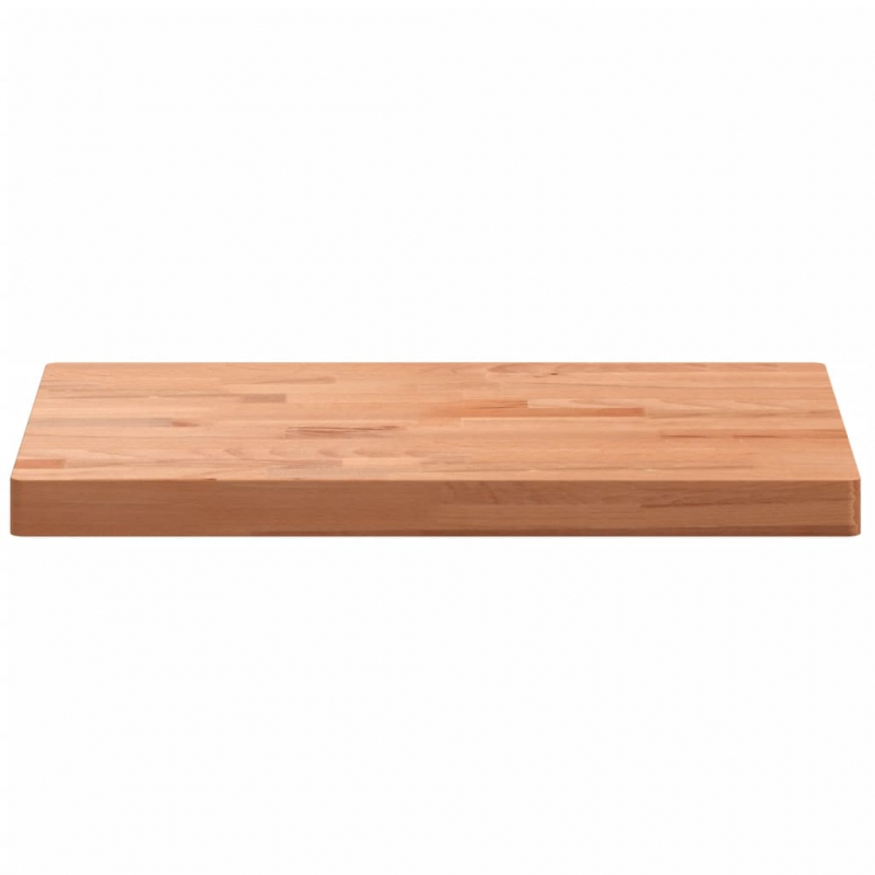 Tischplatte 80x40x4 cm Rechteckig Massivholz Buche