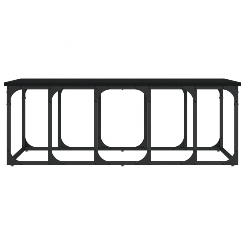 Couchtisch Schwarz 100x50x35,5 cm Holzwerkstoff