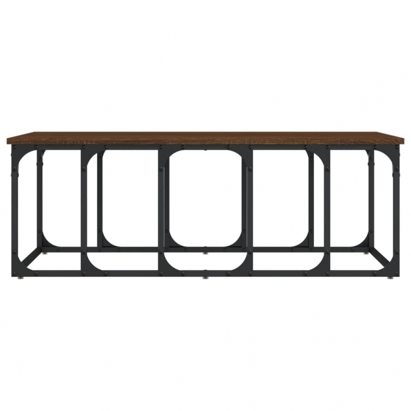 Couchtisch Braun Eichen-Optik 100x50x35,5 cm Holzwerkstoff