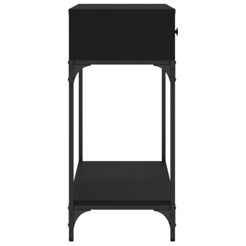 Konsolentisch Schwarz 100x34,5x75 cm Holzwerkstoff