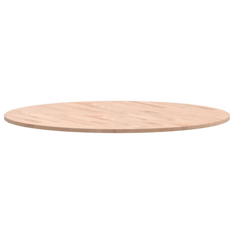 Tischplatte Ø90x1,5 cm Rund Massivholz Buche