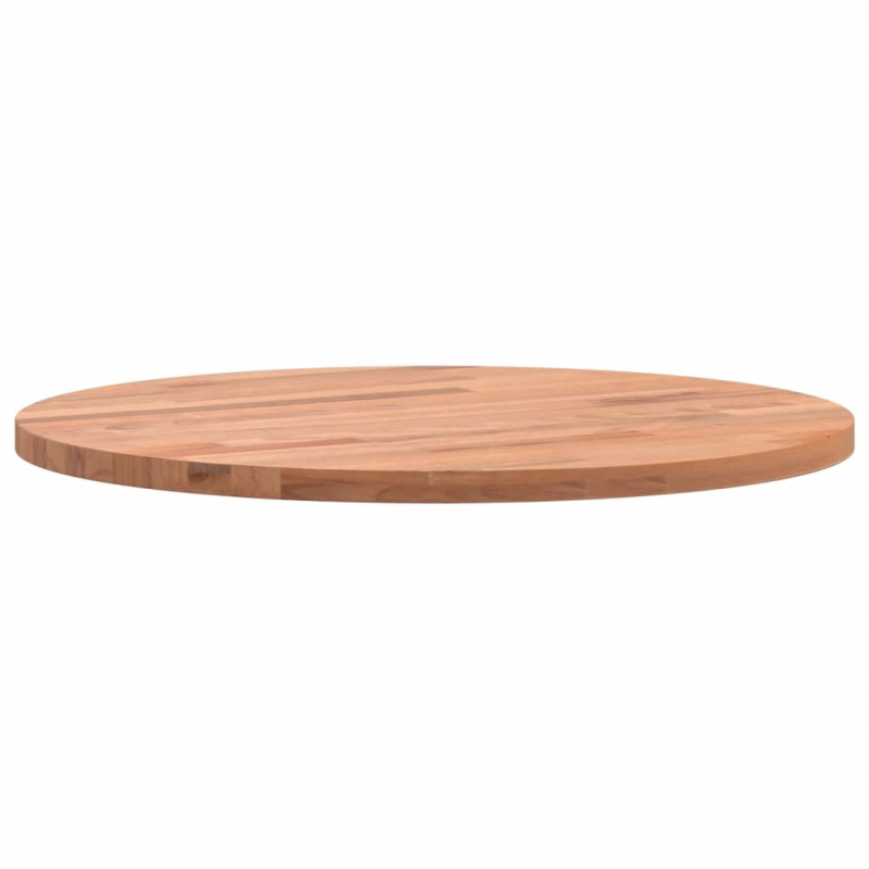 Tischplatte Ø40x1,5 cm Rund Massivholz Buche