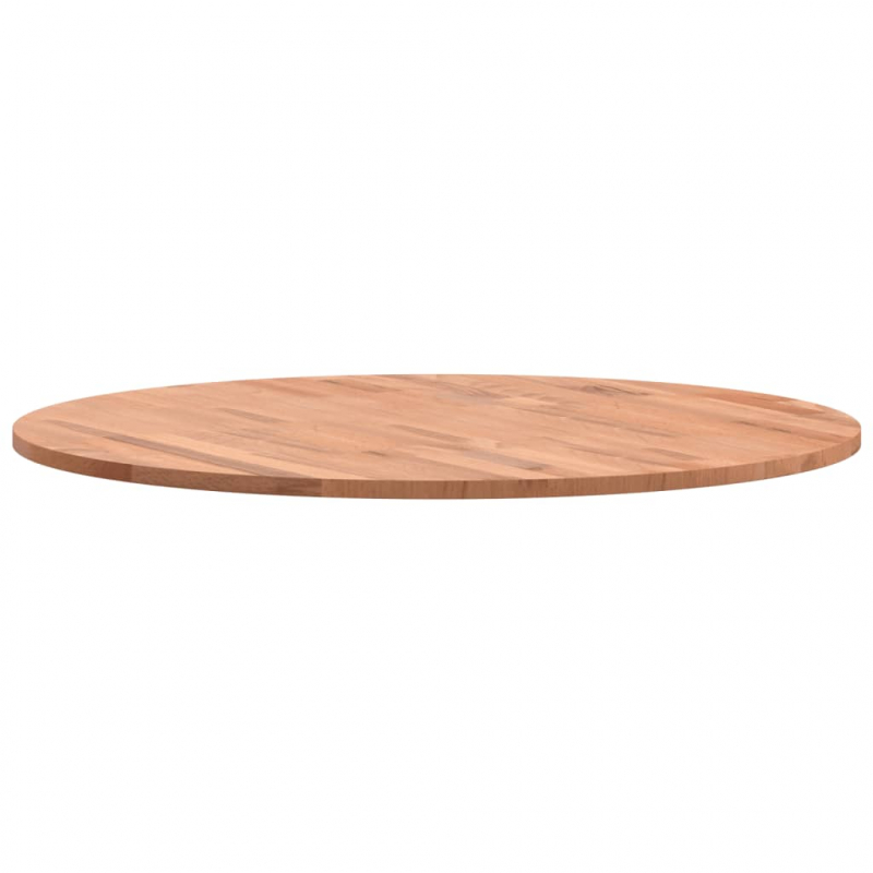 Tischplatte Ø70x1,5 cm Rund Massivholz Buche