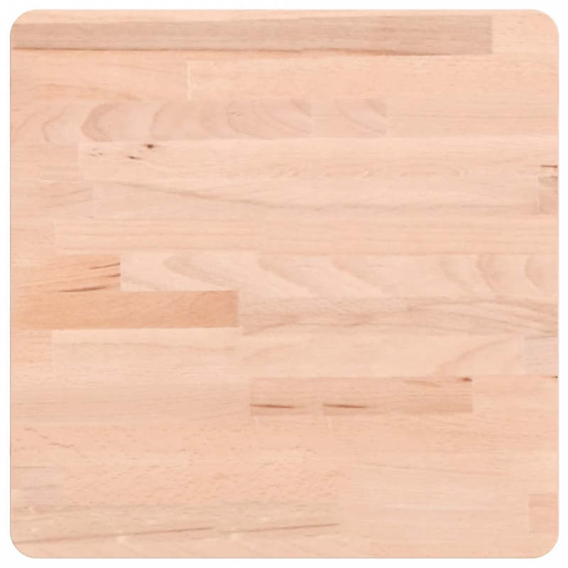 Tischplatte 40x40x1,5 cm Quadratisch Massivholz Buche