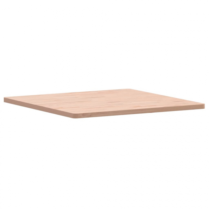 Tischplatte 80x80x2,5 cm Quadratisch Massivholz Buche