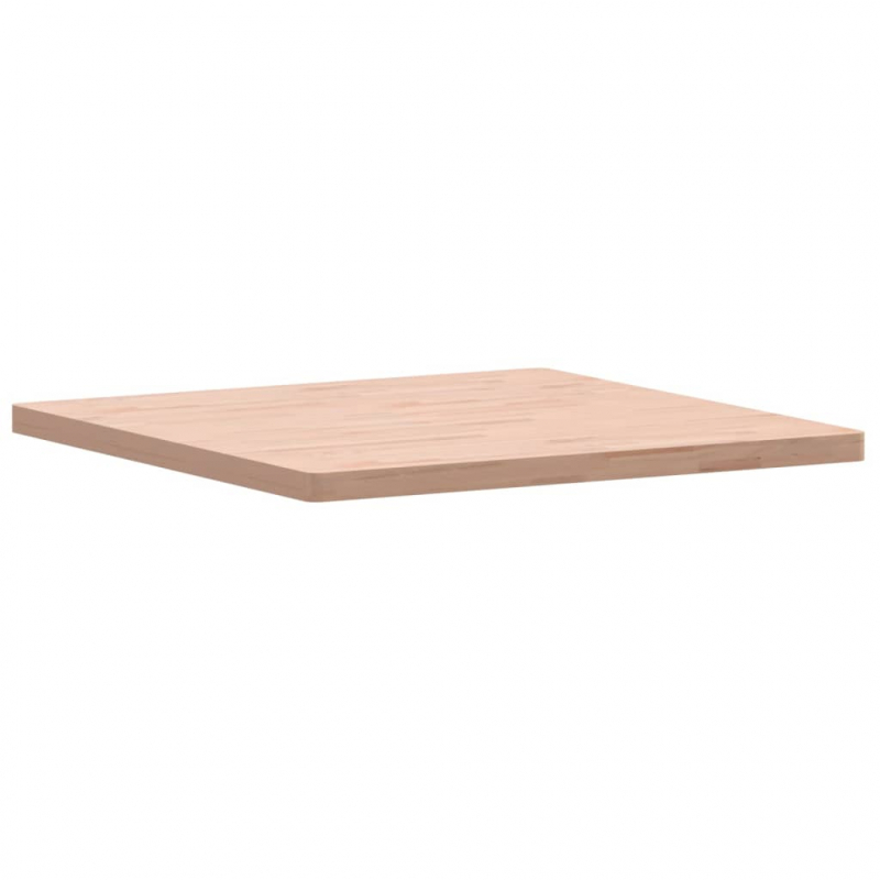 Tischplatte 90x90x4 cm Quadratisch Massivholz Buche