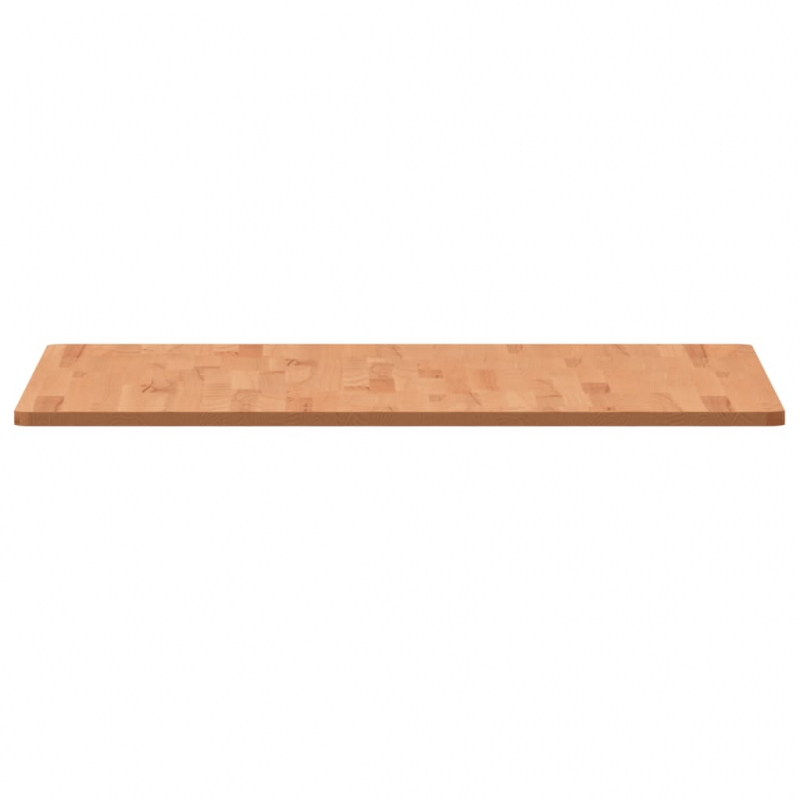 Tischplatte 80x80x1,5 cm Quadratisch Massivholz Buche