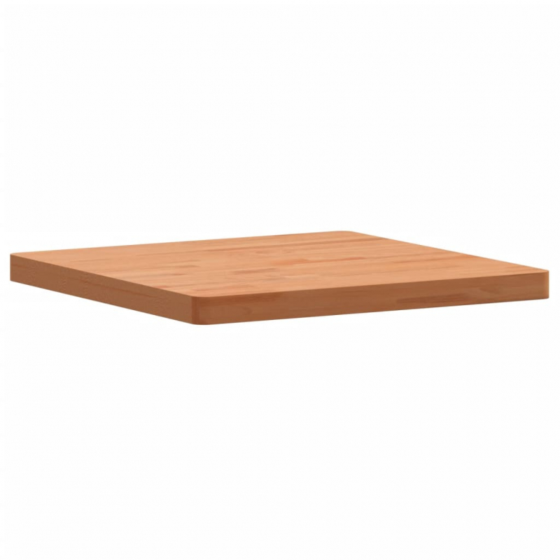 Tischplatte 60x60x4 cm Quadratisch Massivholz Buche